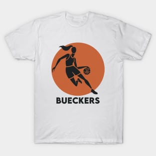 Bueckers Basketball Silhouette T-Shirt